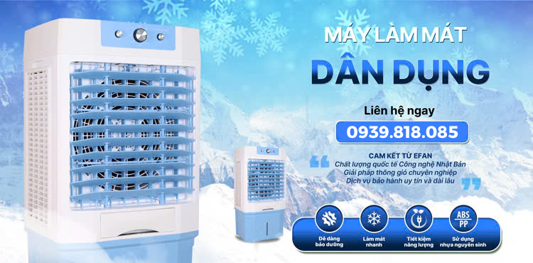 Khám phá máy làm mát bằng nước 2025: Lựa chọn thông minh cho tiết kiệm năng lượng